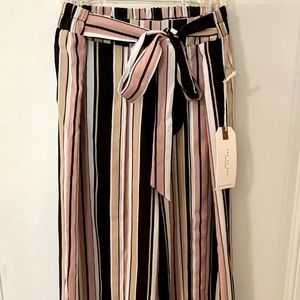 Striped Women’s Dress Pant (with slit)
